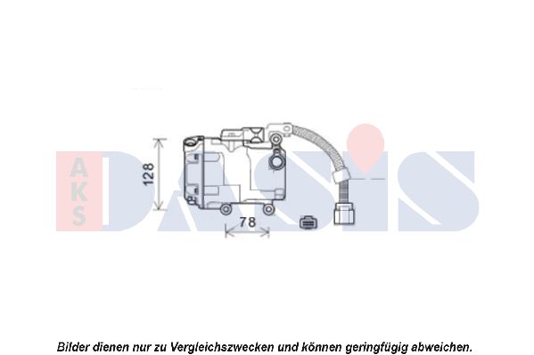 AKS DASIS Kompressor,kliimaseade 851987N